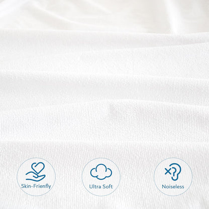 Skiennix RV Short Queen Mattress Protector - Waterproof, Ultra Soft & Breathable | 75''x60'' Up to 14'' Depth