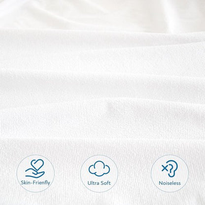 Full Terry Mattress Protector by Sleeper Sofa - Waterproof, Ultra Soft & Breathable, Fits 54''×72'' Up to 8'' Depth