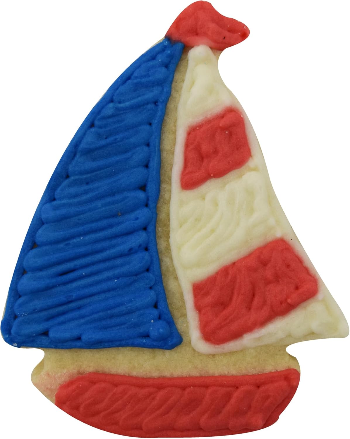 R&M Sailboat Cookie Cutter, 3.5" in Durable Tinplated Steel