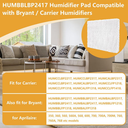 Sxkxm P110-3545 Humidifier Pad Water Panel 35 Compatible with Carrier, for HUMCALBP2317, HUMCCLBP2417, HUMCALBP2417, HUMCCLFP1218, HUMCCLFP1318, HUMCALFP1318,HUMCCLFP1418, and More