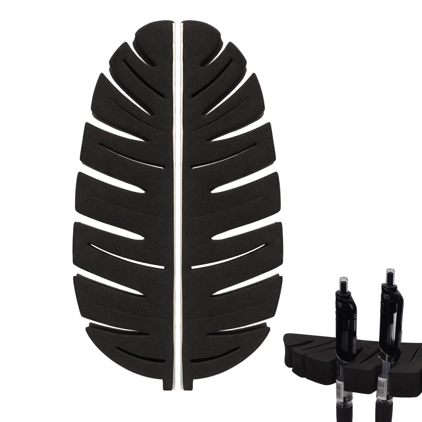 JANKOW Paint Brush Holder Drying Rack, 2Pcs Multifunctional Pen Rack, Black