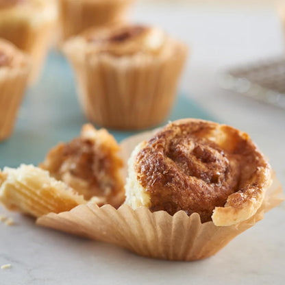 Mini Parchment Baking Cups, Easy Release, Non-Stick Paper, 90 Count