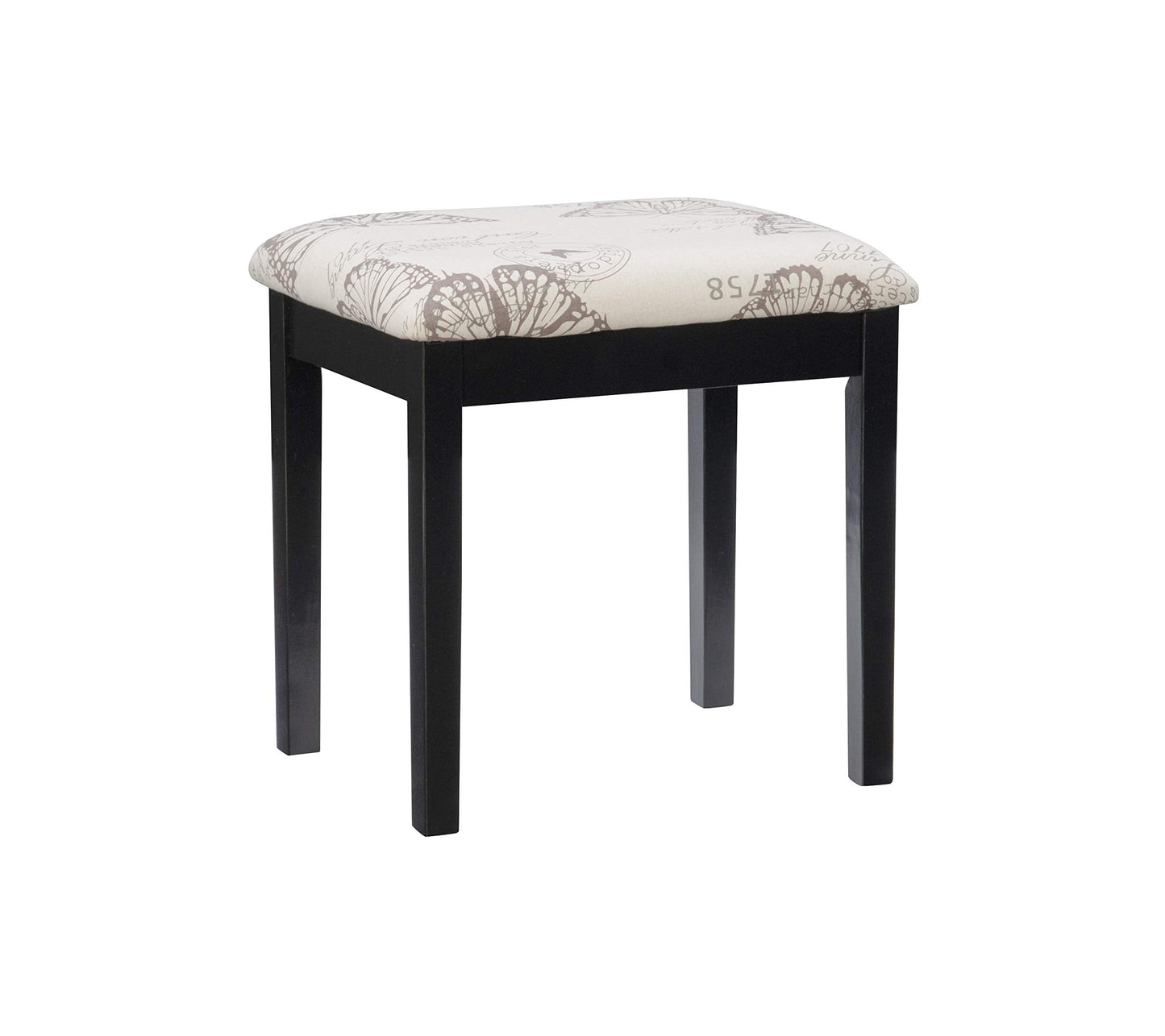 Linon Vanity Set, Black