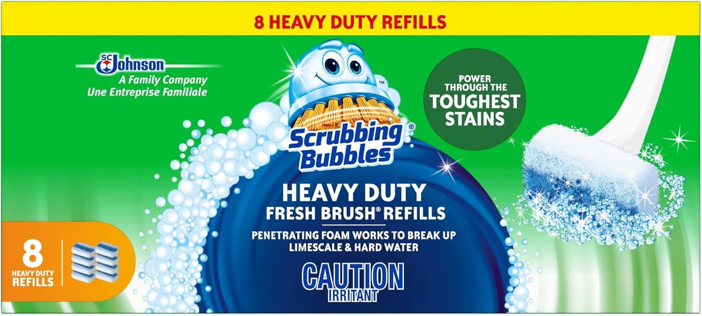 8 Pack Fresh Toilet Brush Refills