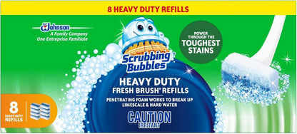 8 Pack Fresh Toilet Brush Refills