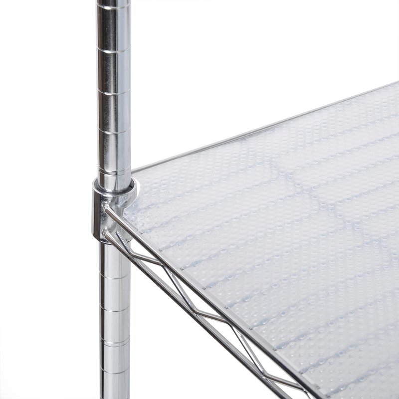 Con-Tact Brand Duraliner Premium Plus Heavy Duty Non-Adhesive Shelf and Drawer Liner, 12" x 20', Clear Nova Dots (12" x 20')