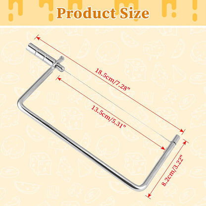 Cheese Slicer Cutter Accessories, Sturdy Steel Wire Butter Slicer for Kitchen, 6 inch