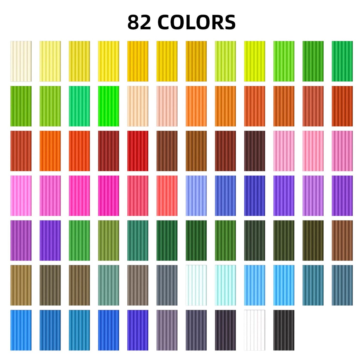 ARTME Polymer Clay, 82 Colors Clay Kit, Oven Bake Modeling Clay, Creative Polymer Clay Kit with Sculpting Tools and Jewelry Accessories, Non-Toxic, Ideal DIY Clay Gifts for Adults and Teens