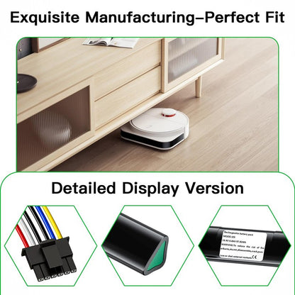 Lcenerga 6800mAh for Neato Battery Replacement for D7 D5 D6 D4 D3 D3+ D301 D303 D5+ D502 D503 D701 D702 D703 D705 Robot Vacuum Cleaners 945-0225 945-0266 02386 205-0013 02385 205-0028