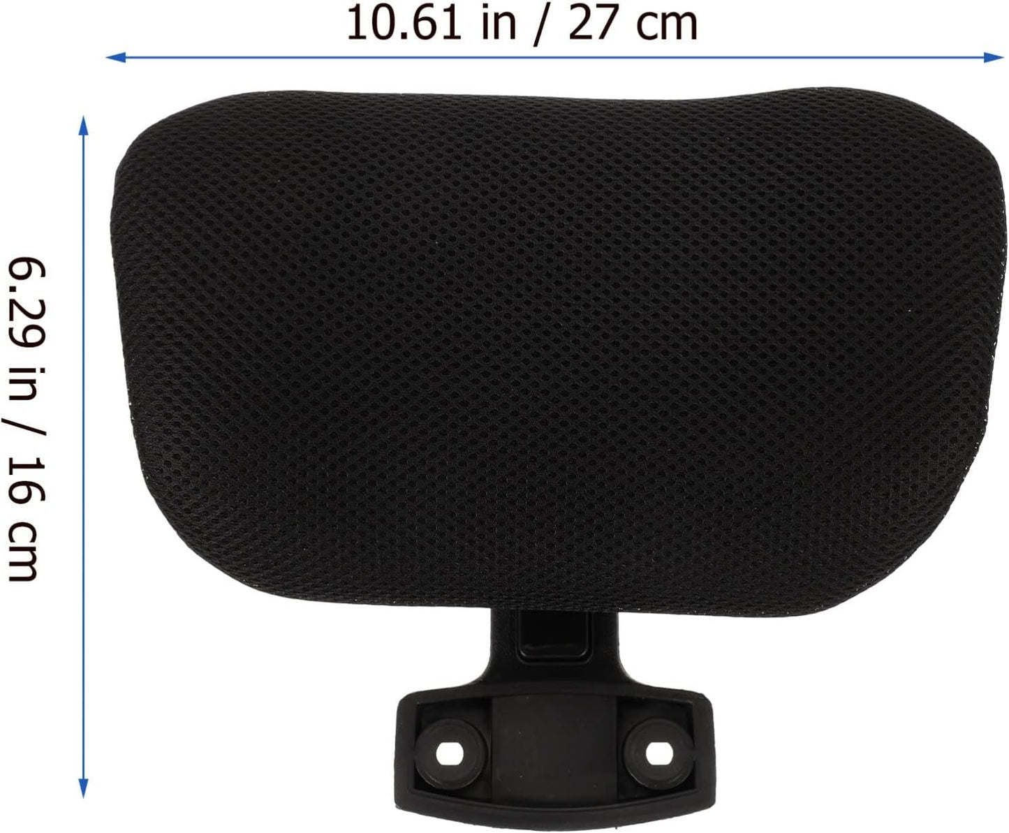 Tofficu Office Chair Headrest Attachment, Adjustable Head Cushion with Soft Pillows for Computer Chair (2.2cm Clips)