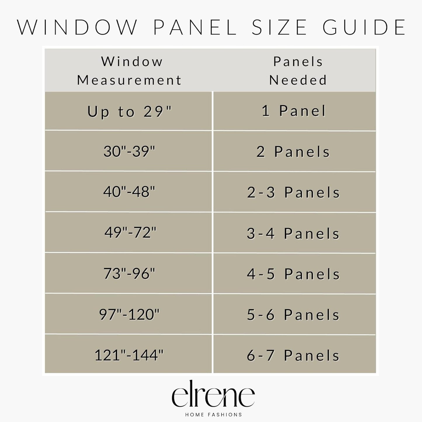Elrene Home Fashions Renzo Ikat Geometric Room-Darkening Window Curtain, 52"x95", 1 Panel, Black
