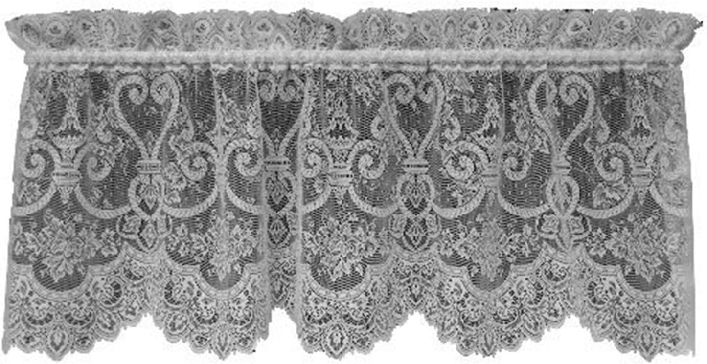Heritage Lace English Ivy Valance, Ecru, 60-Inch Wide by 22-Inch Drop