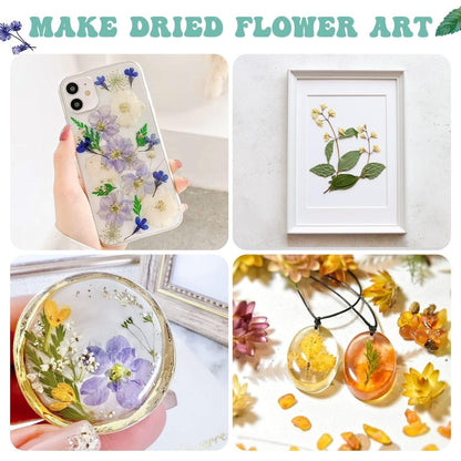 Suziko Professional Flower Press Kit 6 Layers 6.3 x 8.3 inch, Flower Pressing Kit for Adults Kids, Leaf Press,Great Gift Valentine's Day
