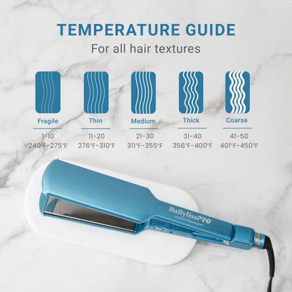 Nano Titanium Ultra-Thin Hair Straightener, Professional Flat Iron For All Hair Types