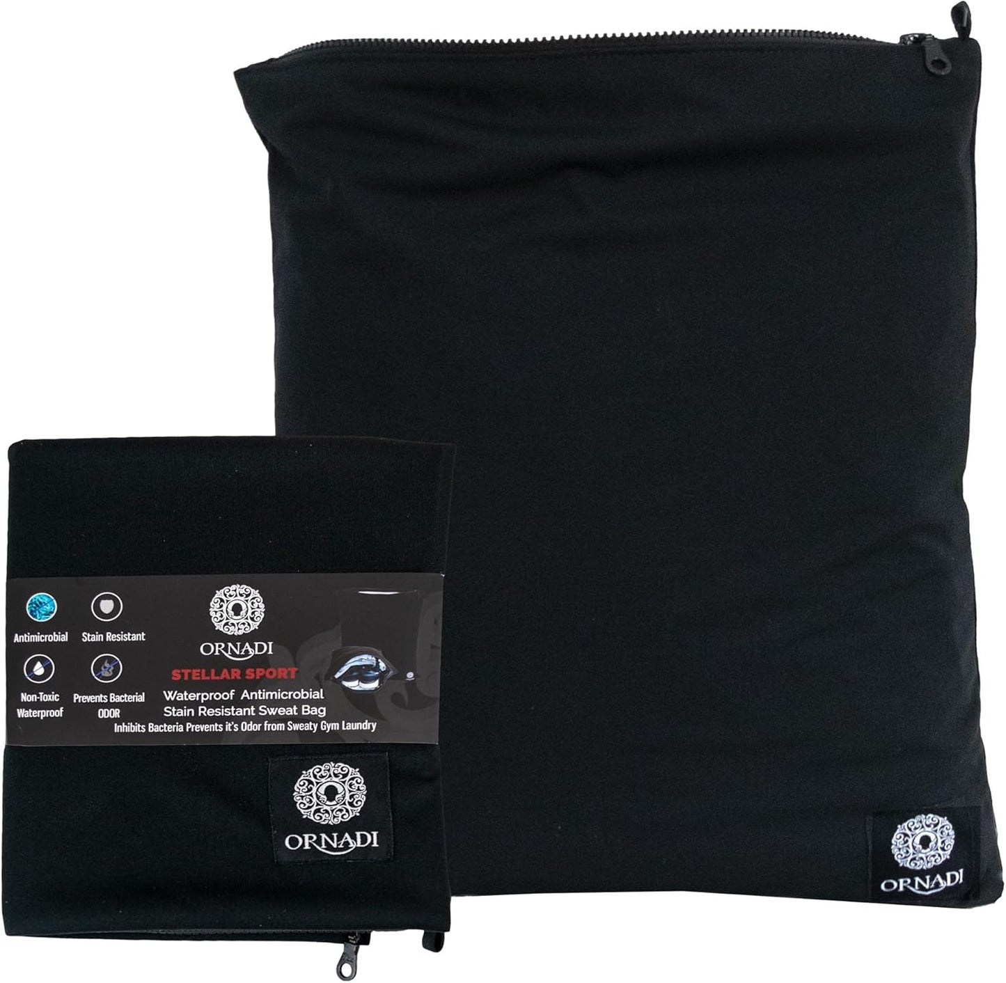 14.5 17 inch Waterproof Sweaty Clothes Bag Antimicrobial Wet Dry Pouch Inhibits Bacteria & Smelly Odor from Dirty Sport