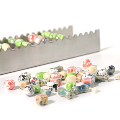 UPTTHOW Bead Baking Rack, Polymer Clay Tools, Drying Rack for Polymer Clay Jewelry Making Tool with 20 Skewers
