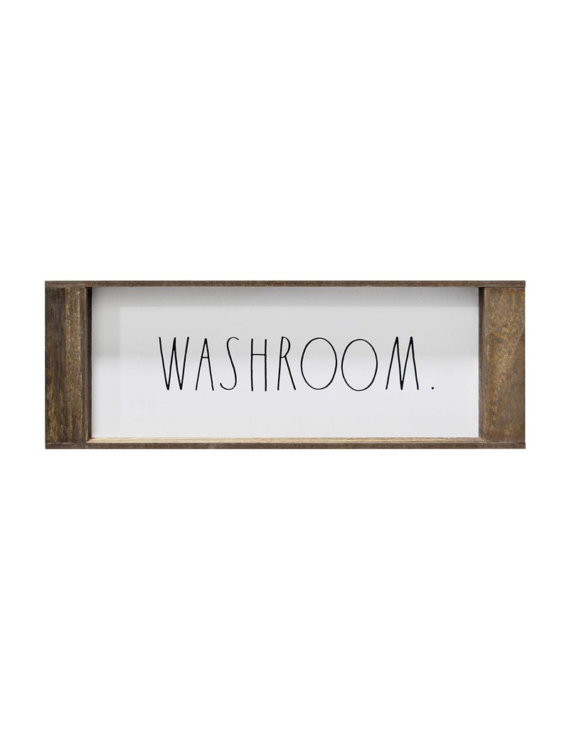 Rae Dunn Toilet Tank Tray - Decorative Wooden Over Toilet Bathroom Organizer Tray - Toilet Tank Topper for Storage and Organization of Toilet Paper, Hand Towel, Hand Soap, Candle, Tissue Box and More