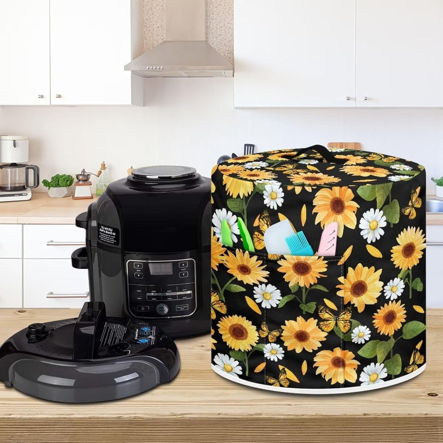 Little Flowers Blender Cover, Soft Rice Cooker Protective Dust Cover, Stylish Home Decorations, Universal, M
