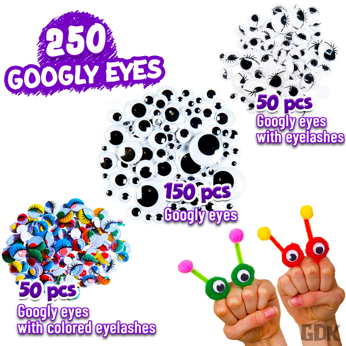 Goody King Arts and Crafts Supplies for Kids - 1170Pcs+ Craft Art Supply Kit for Toddlers Kids Craft Supplies & Materials Age 4 5 6 7 8 9 - Christmas D.I.Y. Crafting School Supplies