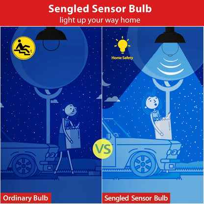 Sengled Motion Sensor Flood Light Bulbs, Dusk to Dawn LED Security Light E26 Base PAR38 Motion Activated 5000K Daylight,1500LM, Waterproof for indoor-outdoor, 2 Pack 4th Gen