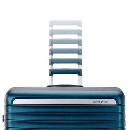 Framelock Max 29" Large Checked Hardshell Zipperless Luggage - Highly Secure Integrated Eazylock™ Mechanism - RightHeight™ Adjustable Handle - 360° Spinner Wheels - Airline Approved - Emerald Teal