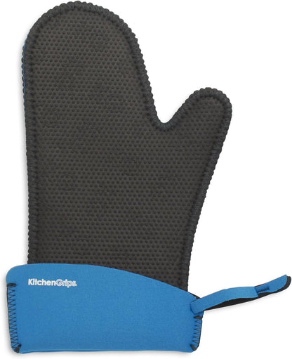 Kitchen Grips Chef's Mitt, Small, Blueberry/Black Color