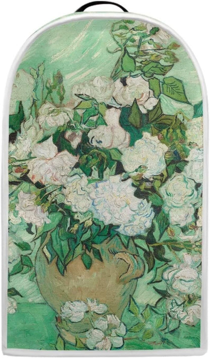 Van Gogh White Rose Blender Appliance Cover, Dust Cover for Stand Mixer or Coffee Maker, Keep Your Kitchen Clean