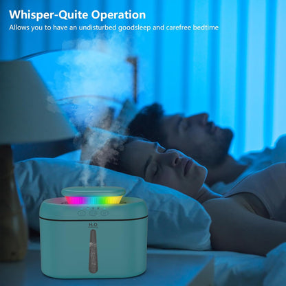 2.5L 16 SZO Humidifiers for Bedroom, Capacity, Auto Shut-Off, Easy to Fill & Clean, dB Quiet Ultrasonic Humidifier