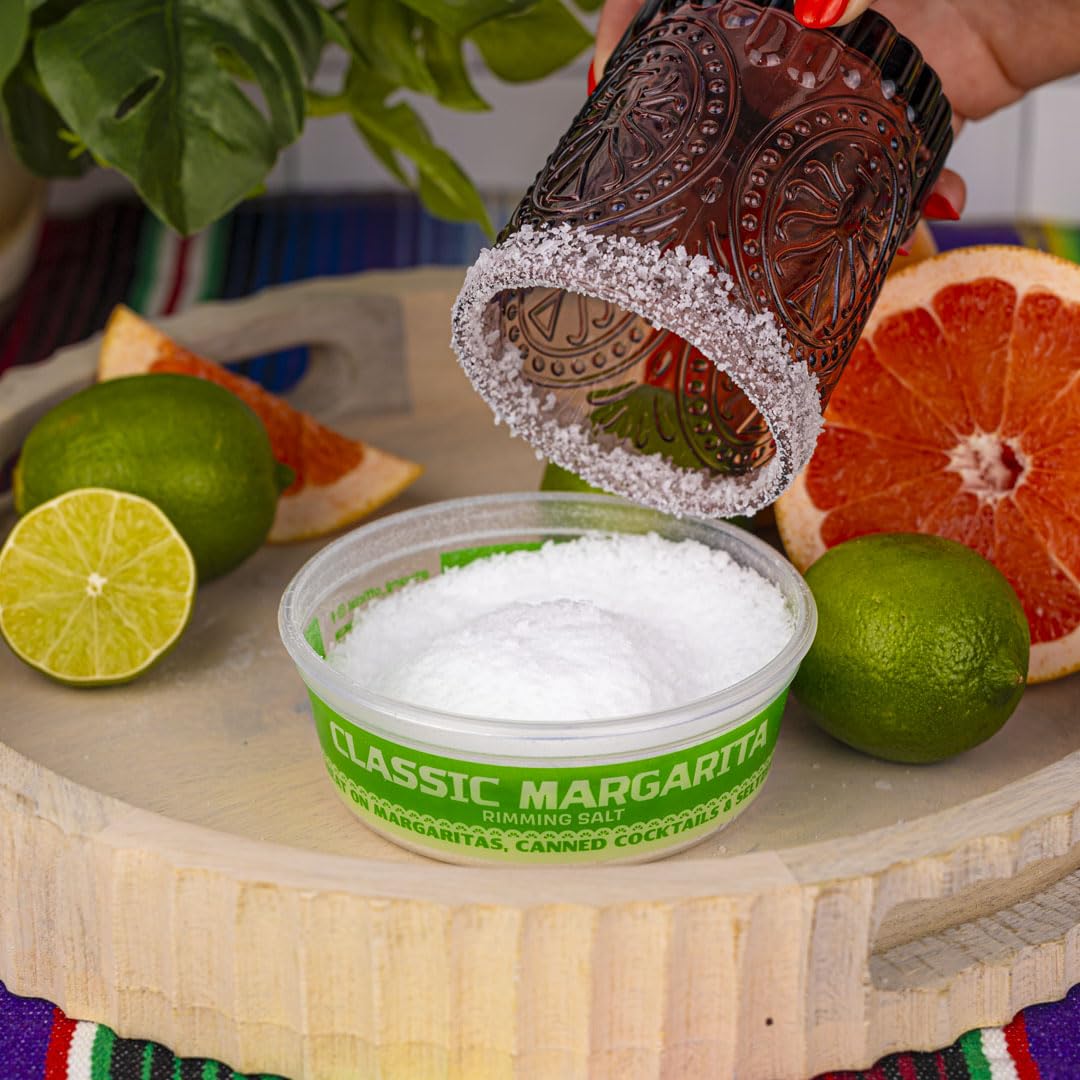 Rimmer, 4 (Pack 1) Twang Flavored Salt Classic, for Margaritas, Mocktails, Smoothies and Micheladas, Ounce