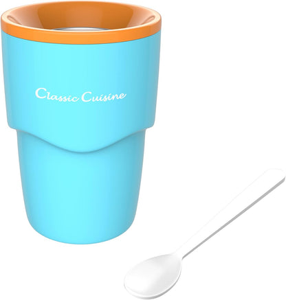 Frozen Slushy Maker Machine - Single Serving Treat Cup for Homemade Slushies, Milkshakes, Smoothies, Sorbets