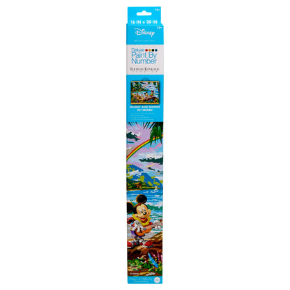 Cra-Z-Art Disney Dreams Collection Deluxe Paint by Number Thomas Kinkade Mickey & Minnie in Hawaii