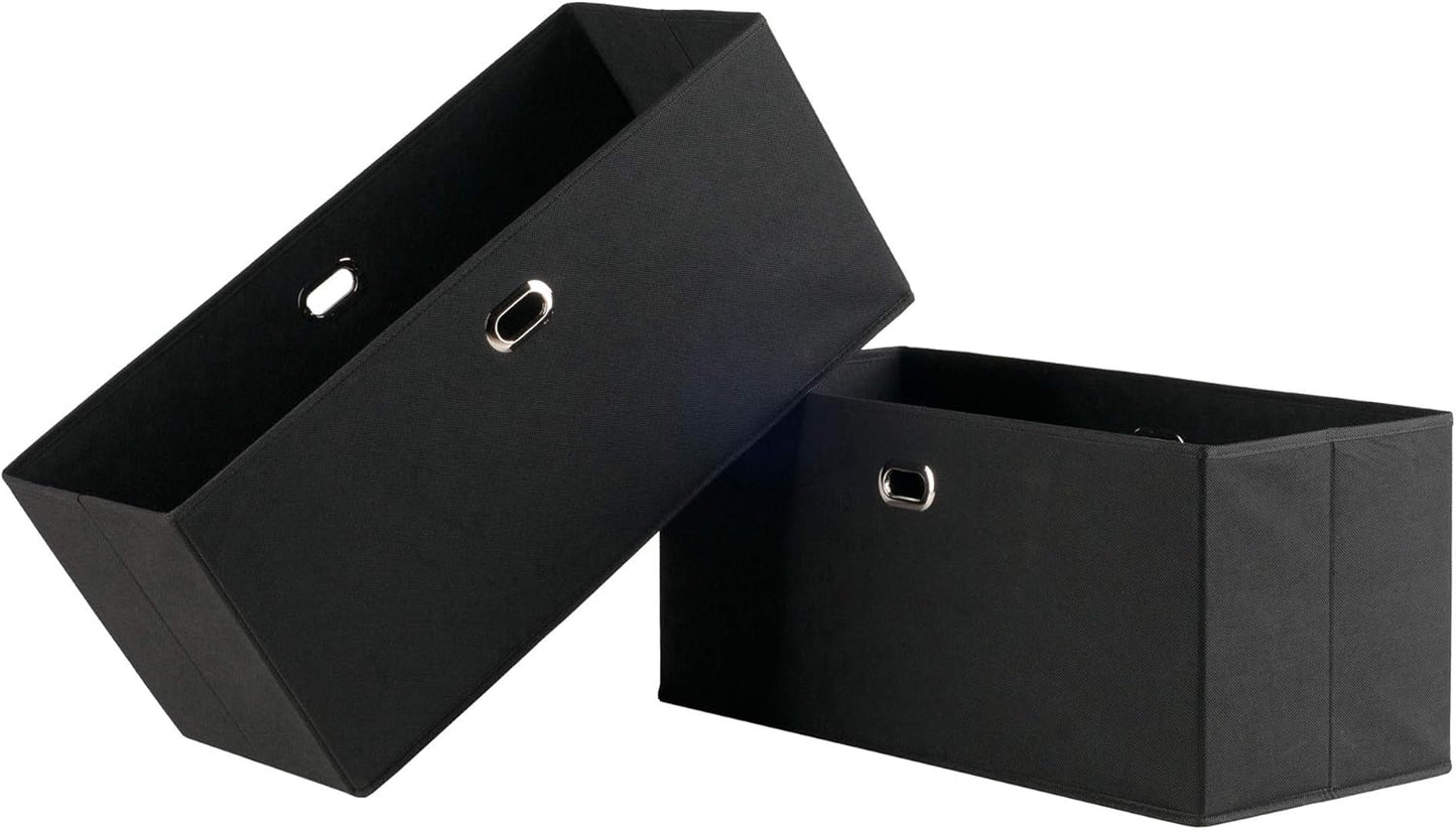 23.03"W 10.24"H 10.24"D Winsome Torino Storage/Organization, Black x x