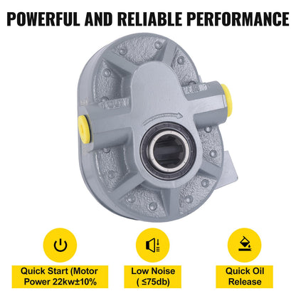 Hydraulic PTO Pump 16.6 GPM, Hydraulic Motor 540RPM 2500PSI, Hydraulic Power Take Off Pump SAE 16" Inlet and SAE 12" Outlet for Dump Trailer, Log Splitter and Scissor Lift