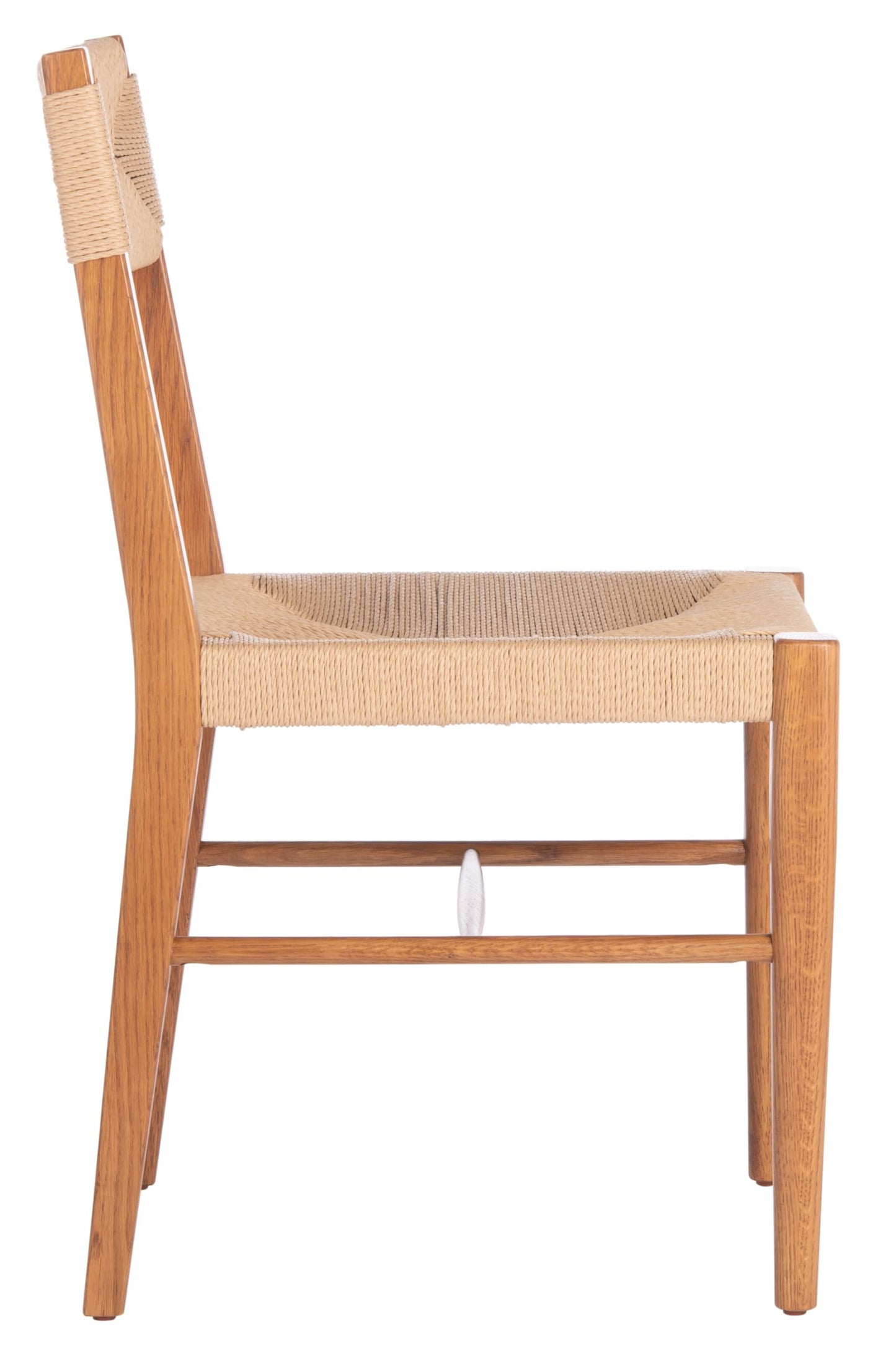 Safavieh Couture Home Collection Cody Natural Rattan Living Room Dining Accent Chair (Fully Assembled) -Set of 2 SFV4104B-SET2