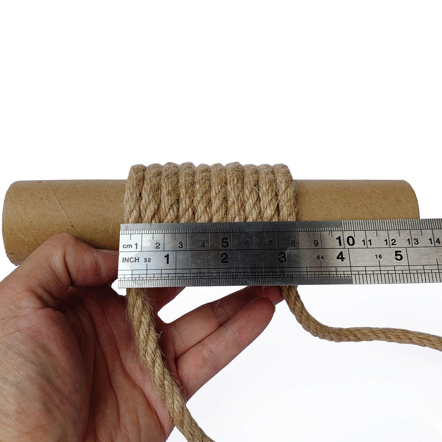 ILIKEEC 8mm Jute Rope, 164 Feet Braided Heavy Duty Twine, Thick Jute Twine Rope for Cat Scratch Post, Craft,DIY Artwork, Bundling, Home Decor, Gardening Applications (8MM 164FT)