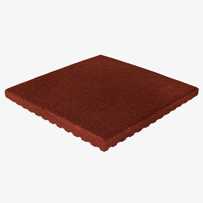 IncStores 2.5" Thick Jamboree Playground Surface Outdoor Tile Flooring (Red, 75 Tiles (Full Pallet) - 300 Sqft)