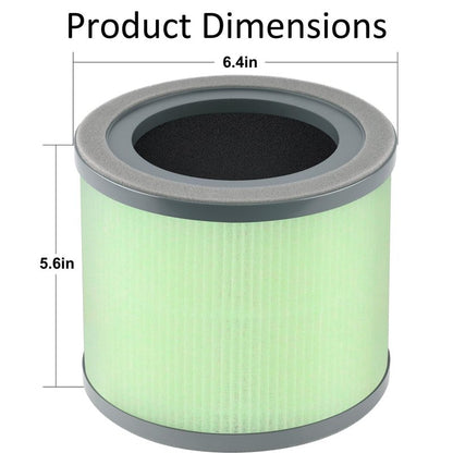TR-8080 Replacement Filter Compatible with Dreamegg TR-8080 Clean Purifier, 4-In-1 Filtration with H13 True HEPA Filter, Part No# RF001, 2 Pack