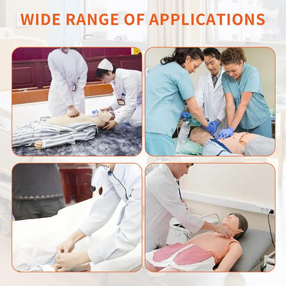 SKUWGW Adult Female Full-Body Anatomical Model, 67in Nursing Training Mannequin for Clinical Skills Training & Patient Care Education - Nursing School Supplies
