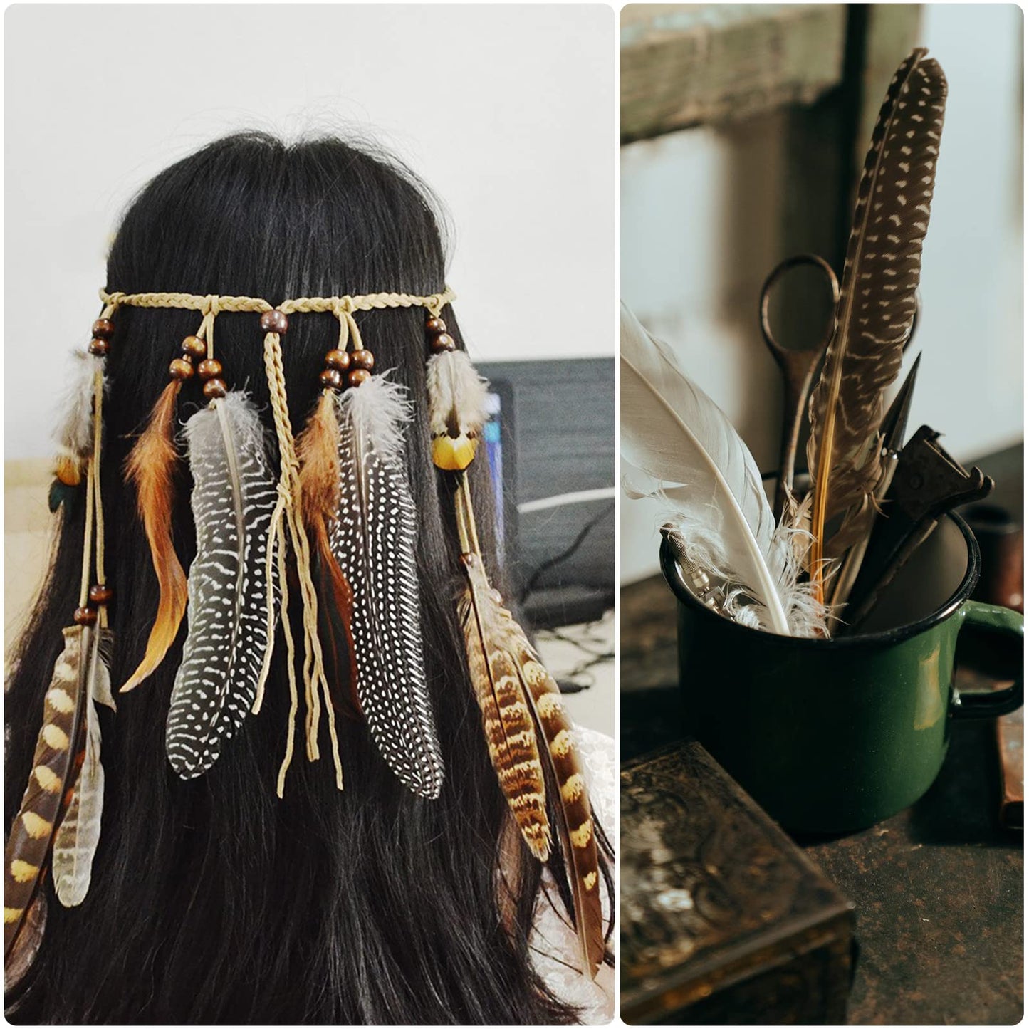 THARAHT 24pcs Female Ringneck Pheasant Tails Feathers Natural Feathers 10-12inch 25-30cm for Crafts Home Wedding Party Performance DIY Decoration Female Pheasant Feathers