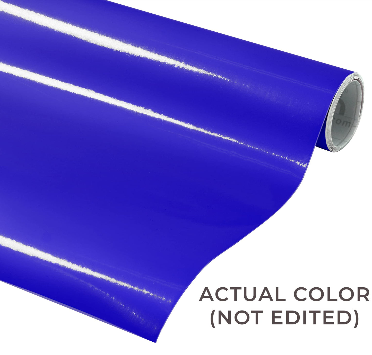 VViViD Brilliant Blue Gloss DECO65 Permanent Adhesive Craft Vinyl for Cricut, Silhouette & Cameo (11.8" x 20ft Large Roll)