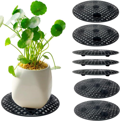 Zeromall 8PCs Pack 11.8 inch (8Pcs) Plant Risers for Pots Indoor, Plant Stands, Plant Elevator for Prevent Rot