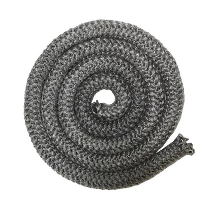 Protalwell Wood Stove Door Gasket, 3/4" Wood Stove Gasket Rope, Heat Resistance Fiberglass Gasket Replacement for Wood Stoves and Fireplaces, Grey Color, 72" Long