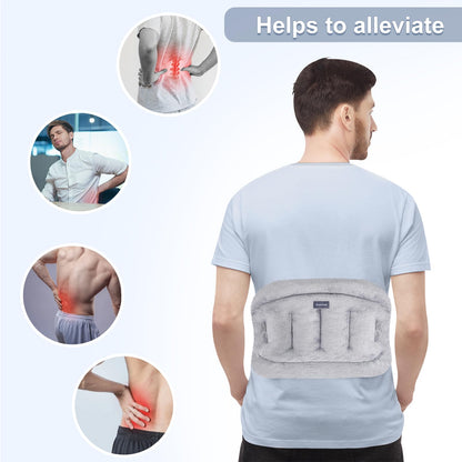 SuzziPad Microwave Heating Pad for Back Discomfort, Microwavable Heat Pads for Lumbar, Waist, Stomach, Neck Shoulder, Wrap with Moist Therapy, Warm & Cold Compress