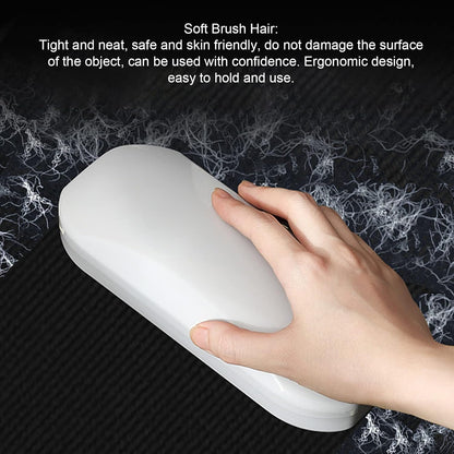 HURRISE Handheld Crumb Sweeper, Reusable Soft Hair Debris Collector for Home Use