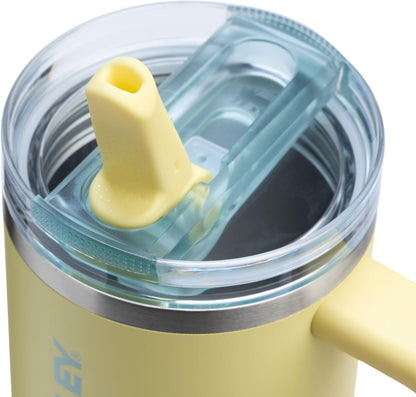 STANLEY Quencher ProTour 30 oz Tumbler - Leakproof Lid, Built-In Straw & Handle | Insulated, BPA-Free, Pomelo