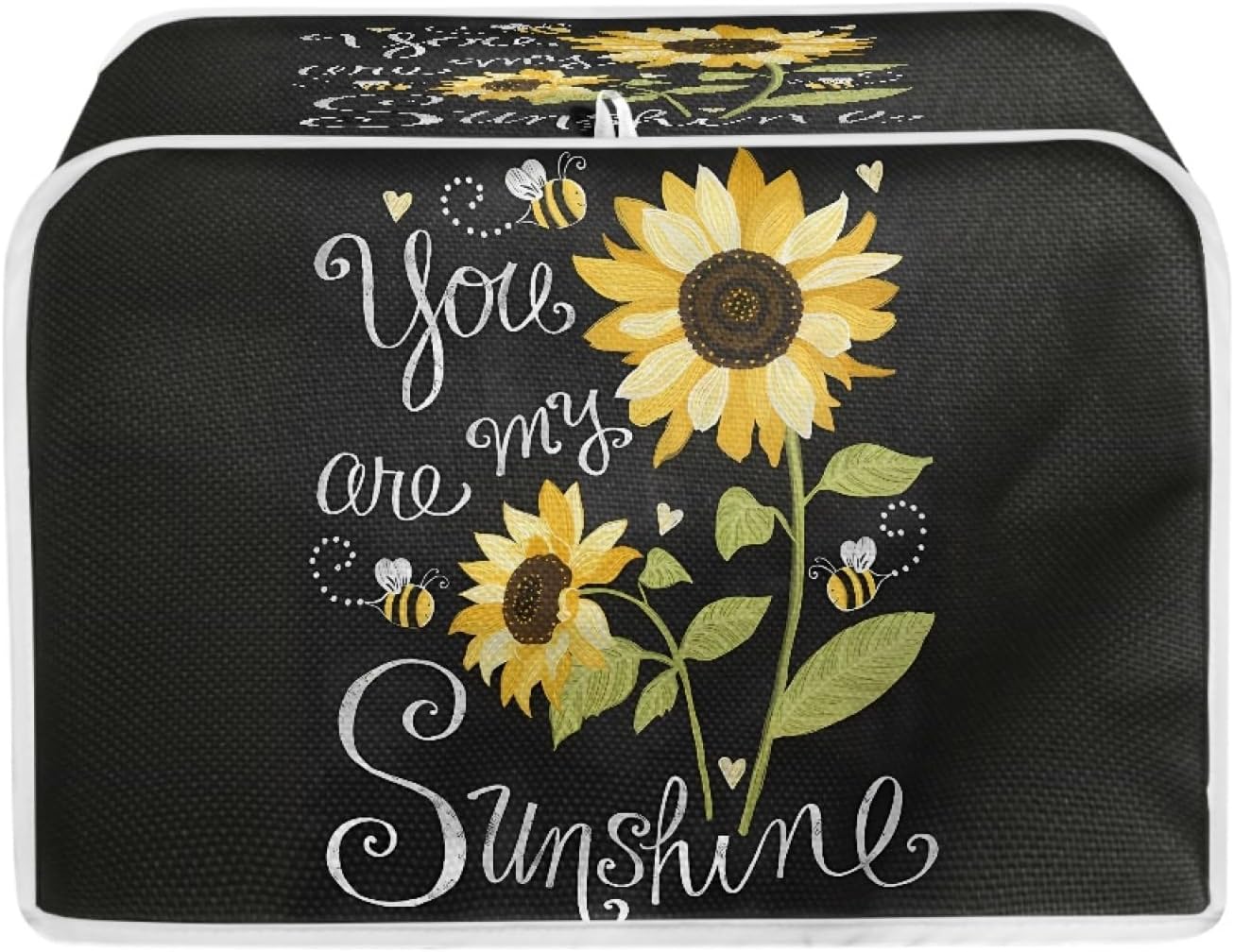 Sunflower Toaster Cover, Kitchen Small Appliance Cover, Waterproof Grill Bakeware Cover, Keep Toaster Away from Dust