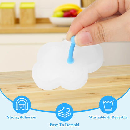 25 PCS Hole Maker for Resin - 5 Sizes(2/3/4/6/8mm), AHIER Suction Silicone Holes Tools Without Drilling for Epoxy & UV Resin Molds Tools for Making Jewelry, Keychain, Earring, Pendant DIY Craft