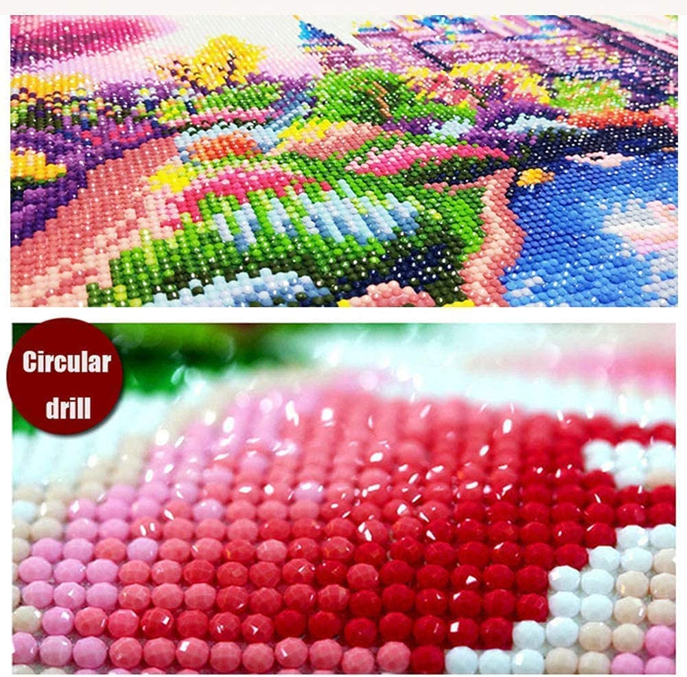 HUANNY 5D Diamond Painting Kits for Adults, DIY Bear Diamond Art, Full Drill Cross Stitch Canvas Art