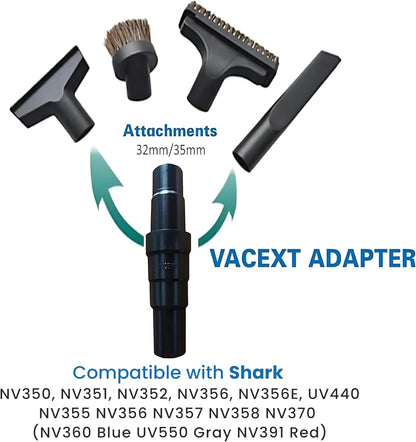 Universal Vacuum Hose Adapter Kit, Compatible with Bissell, Kenmore, Electrolux, Dirt Devil, Hoover