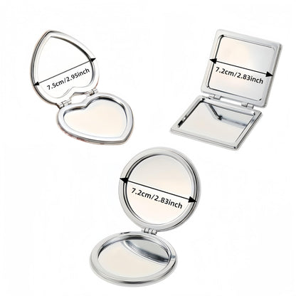 HXYQMMY 4Pcs Diamond Painting Compact Mirror Kits - DIY Pocket Mirror with Mandala Diamond Painting Cover Portable Folding Mini Makeup Mirror Diamond Art Kits for Women Gift (mirror116-119)